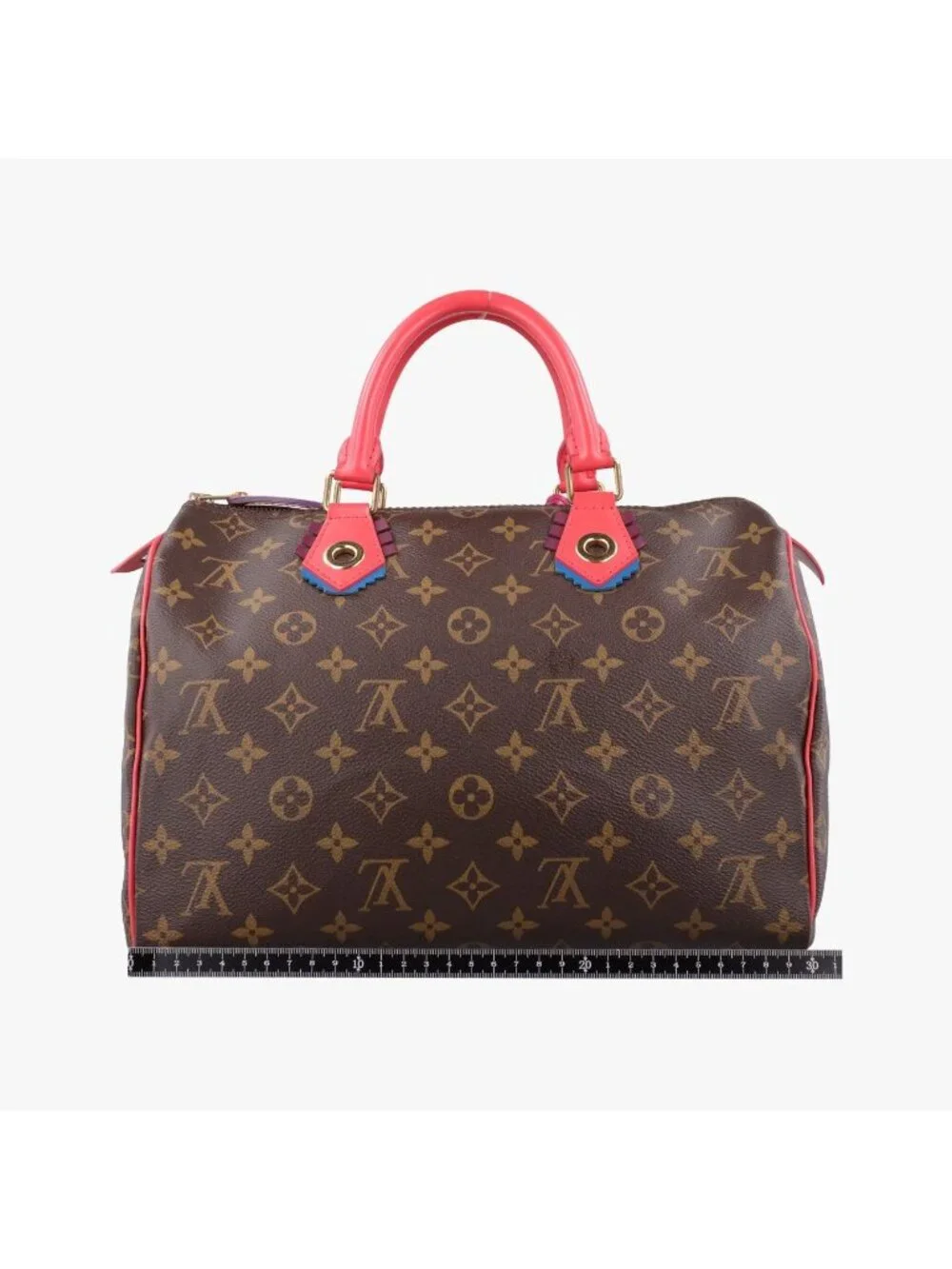 Louis Vuitton Speedy 30 Monogram Brown Flamingo Totem Handbag